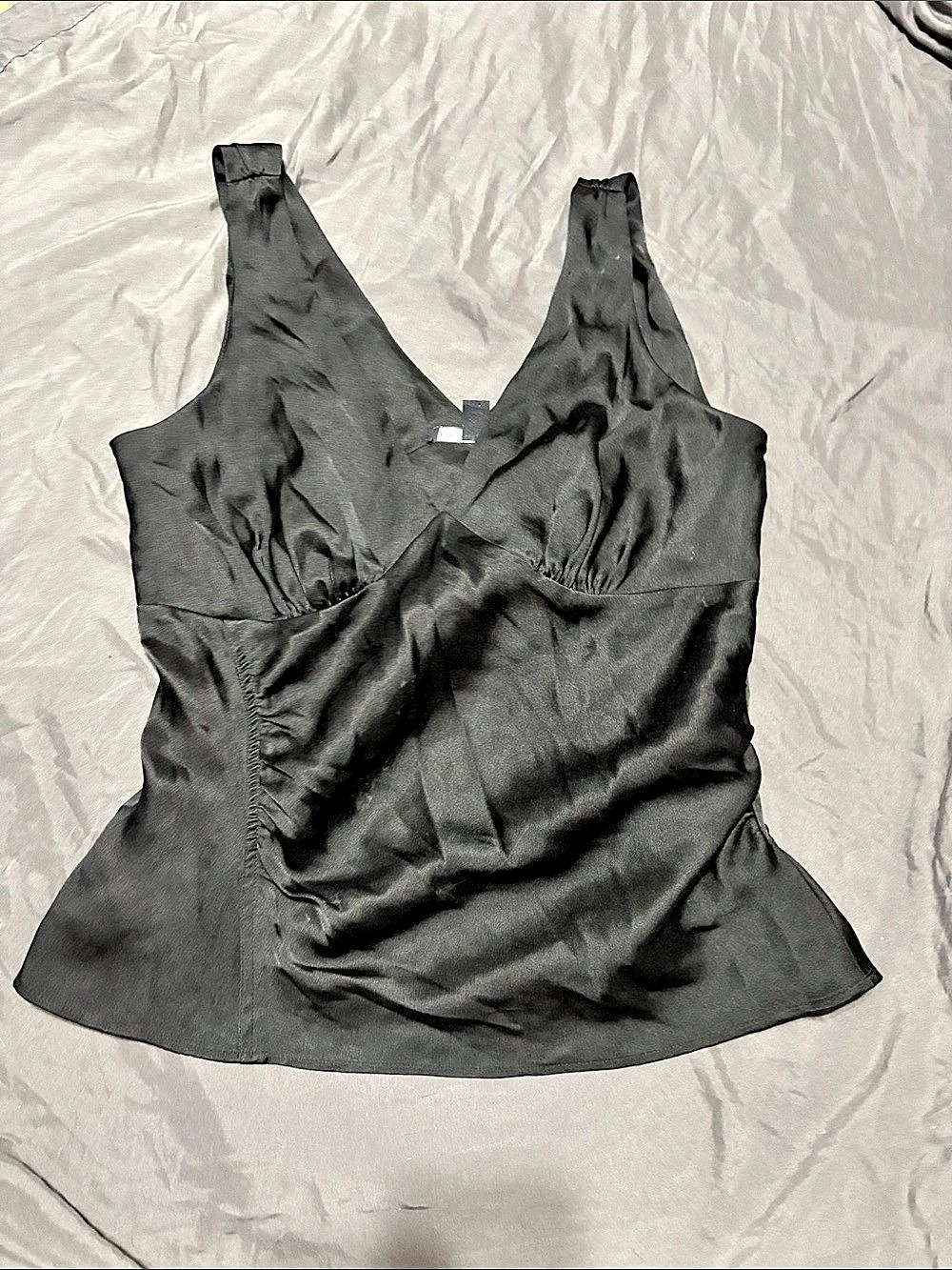 Banana Republic Black Draped Camisole Size Large